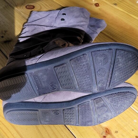 Joe Boxer sz 10 taupe suade boots - Picture 2 of 12